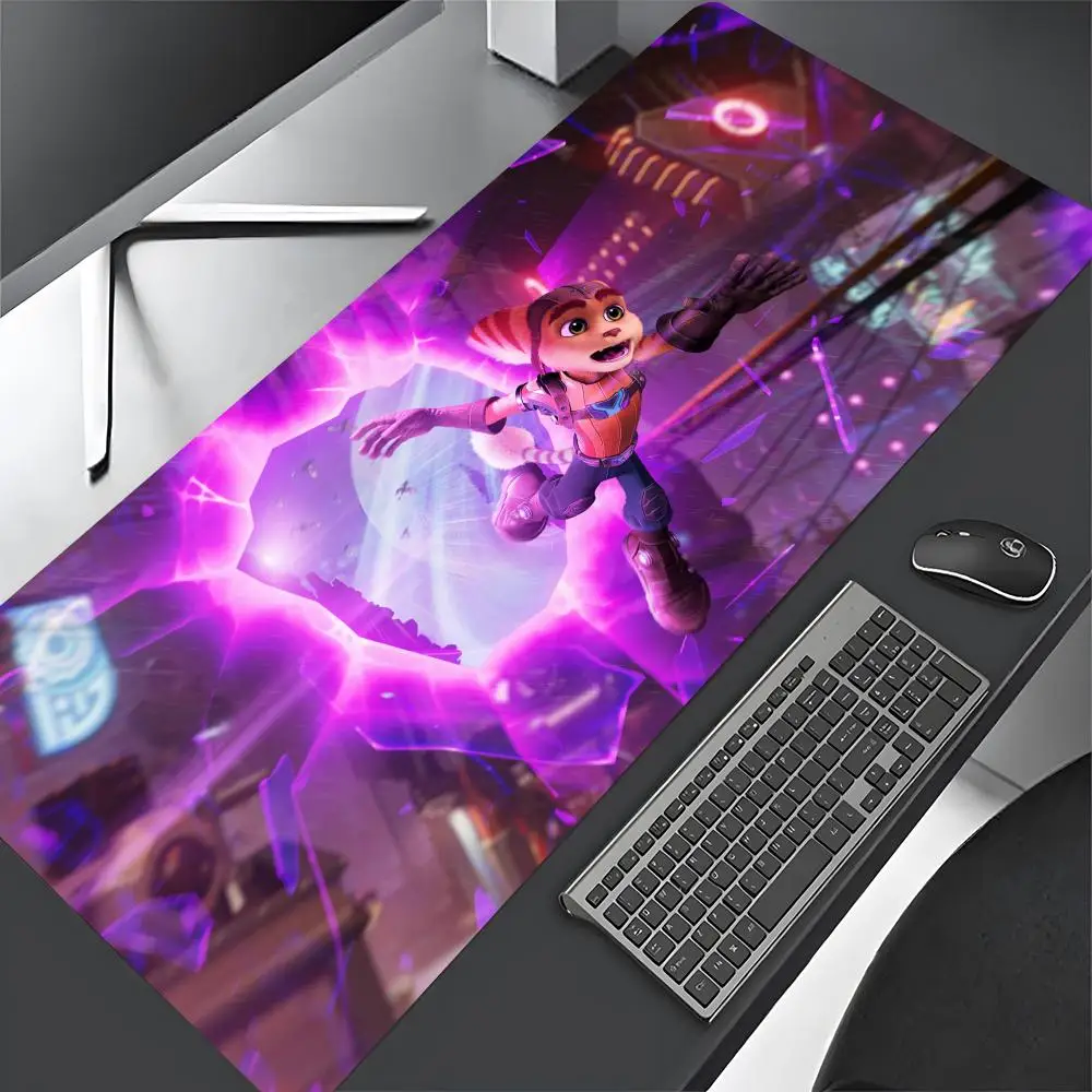 Ratchet Clank Rift Apart Mouse keyboard Pad Gaming Abstract Large 800x400mm MouseMat Gamer XXL Mause Carpet PC Desk