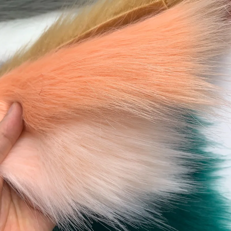 

5cm Long Plush Imitation Fur Fox Fabric for Thicken Toys Cosplay Clothing DIY Furry Costume Fur Sewing Material Cloth Wholesale