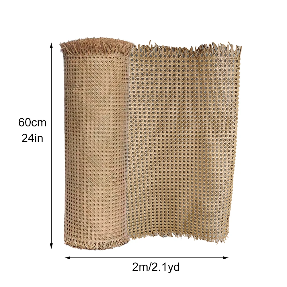 

Rattan Mesh Roll Sheet for Chair Caning and Furniture Craft Projects with PE and Synthetic Fiber Blend Material