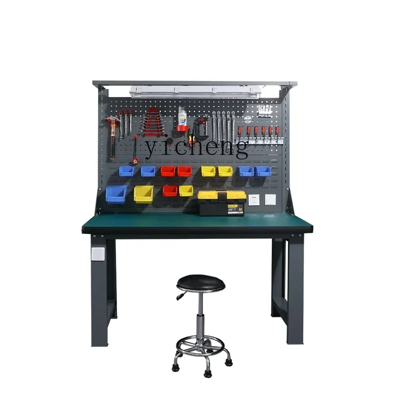 

socket heavy-duty fitter table workshop anti-static electronic assembly table steel plate operation table