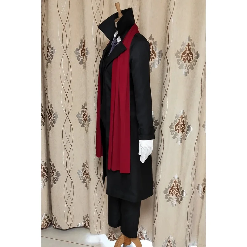 أنيمي بونغو الضالة الكلاب الموسم 2 ازياء موري Ougai شعر مستعار تأثيري السراويل العليا قميص دعوى خندق طقم أربطة عنق مخصص