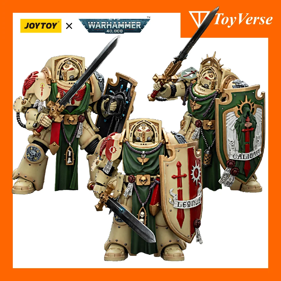 

TOYVERSE JOYTOY 1/18 Warhammer 30k Action Figure Dark Angels Deathwing Knight 3PCS Model Toy