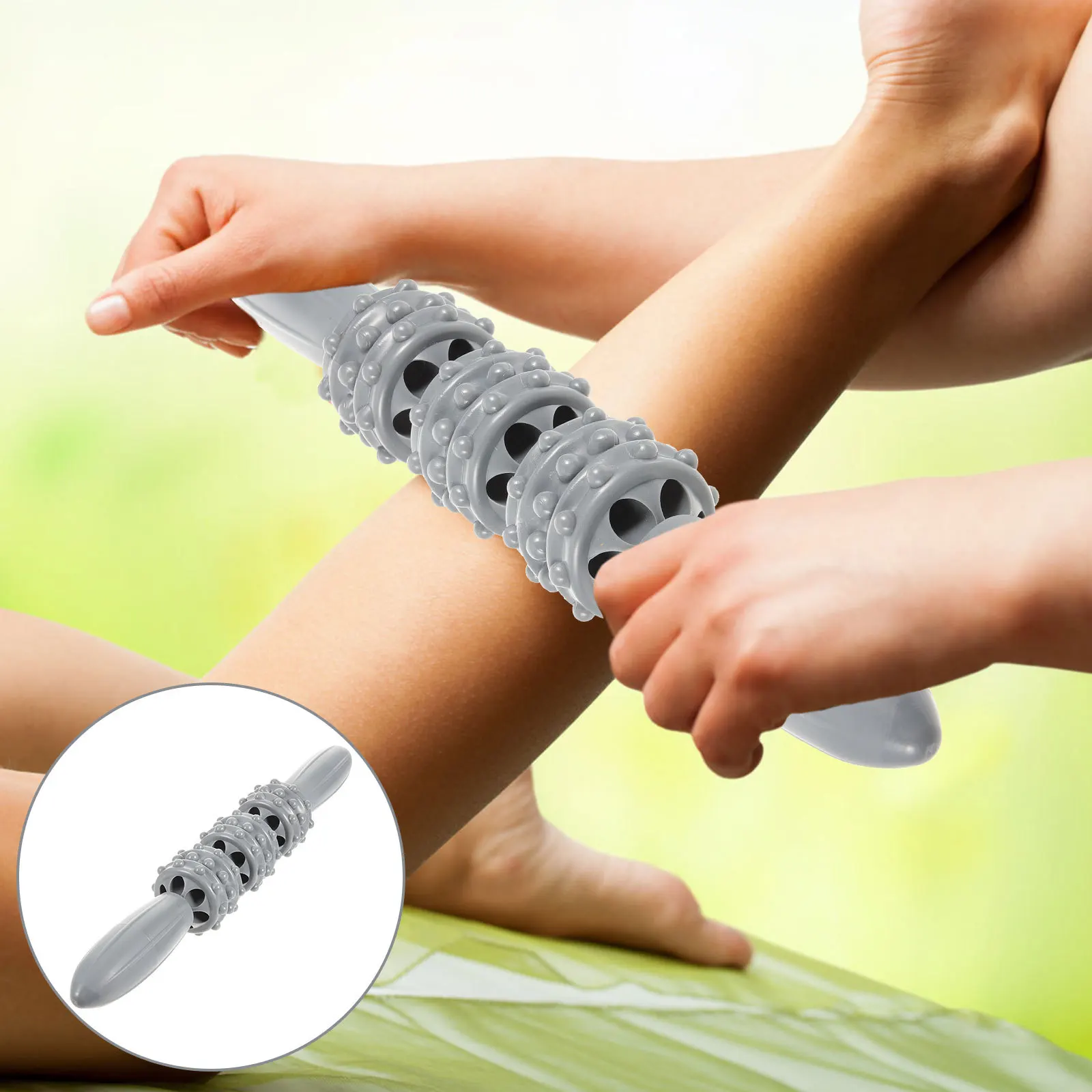 

Massage Roller Wheel Durable Muscle Massager Portable Handheld for Fitness Recovery Pain Relief Body Relaxation and Leg Stress