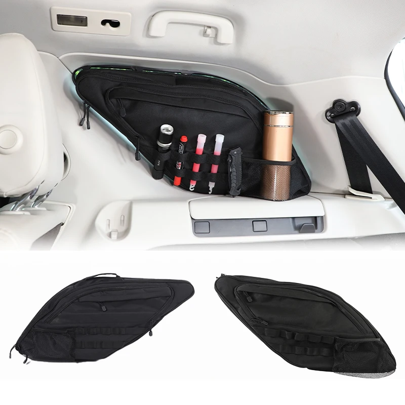 

For Land Rover Discovery 5 2017-2024 Car Trunk Side Window Storage Bag Multi-Pocket Organizers Tool Storage Bag Cargo Bag