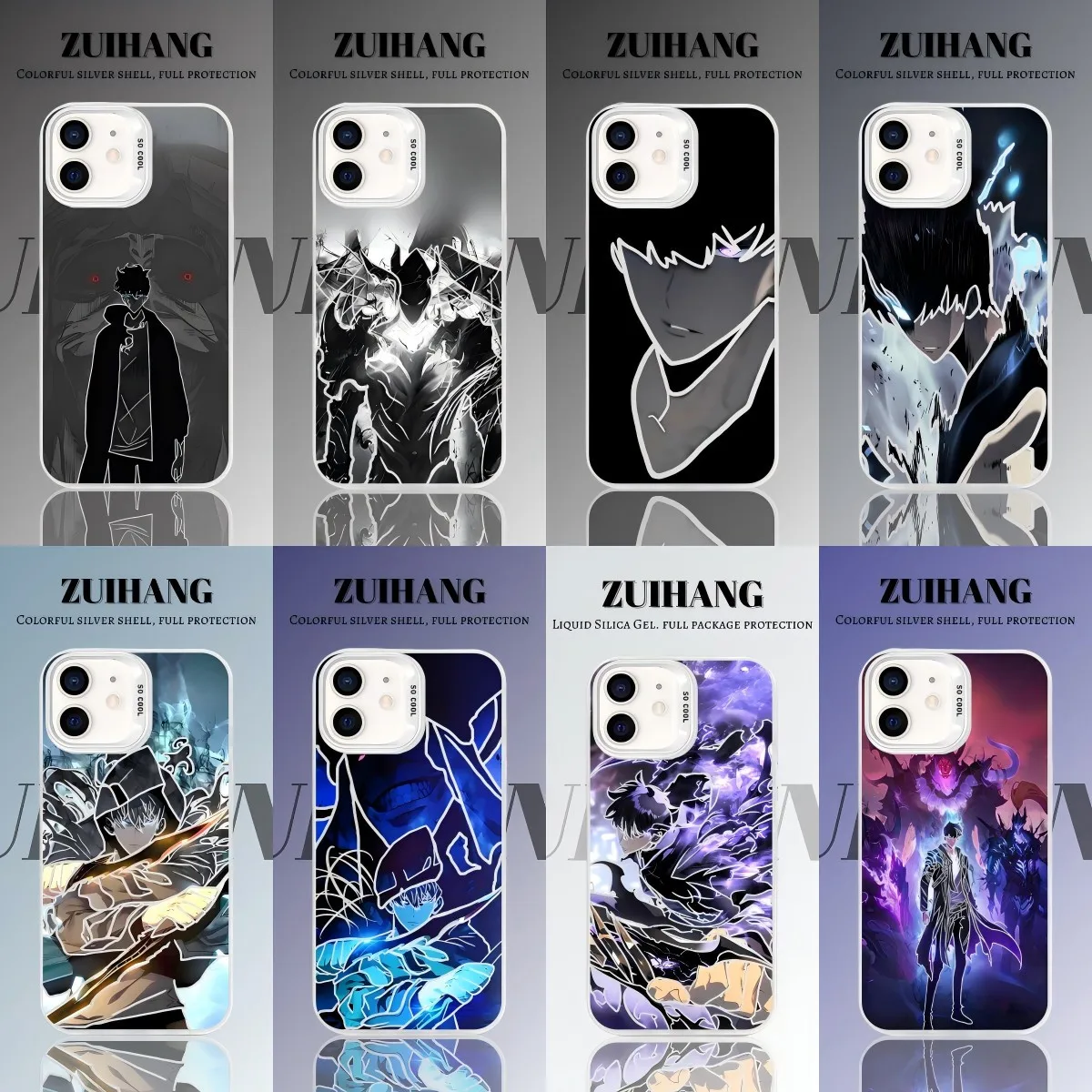 Luxury Anime S-Solos Levelings Phone Case for Samsung Galaxy A27 A37 A57 A17 A16 A35 A55 A25 A05S A56 A54 A36 A34 A24 A26 4G 5G