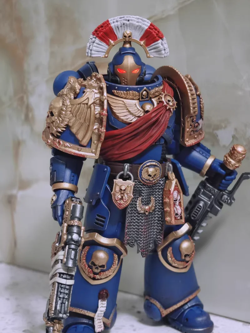 

Joytoy Dark Source Hammer 40k Star Warrior Action Figure 1:18 Scale Movable Holy Armor Extreme Warrior Toy Ornament Gift
