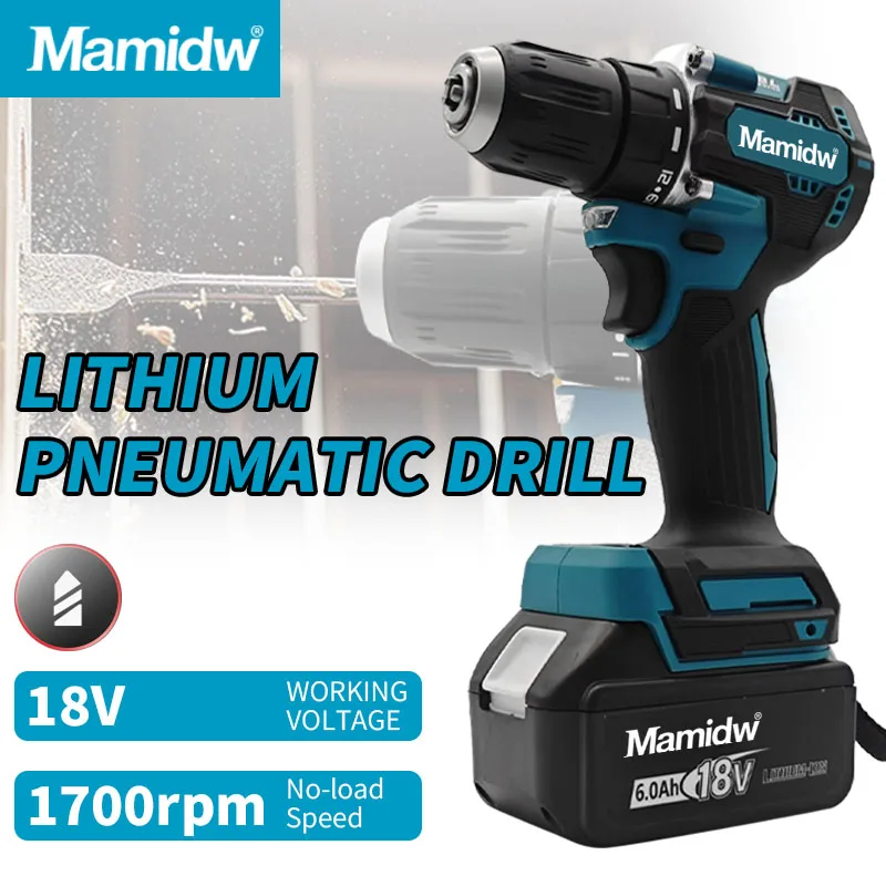 

For Makita DDF487 18V Screwdriver Cordless Percussion Drill Electric Variable Speed Brushless Motor Impact Power Tools Drill
