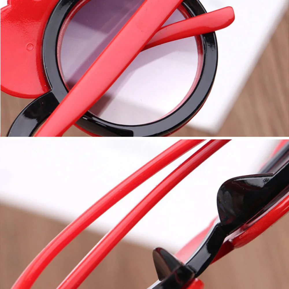 جديد ديزني أنيمي ميكي ماوس النظارات الشمسية Kawaii ميني النظارات الكرتون الأطفال الصيف الشمس فتاة صبي لعبة الهدايا #4