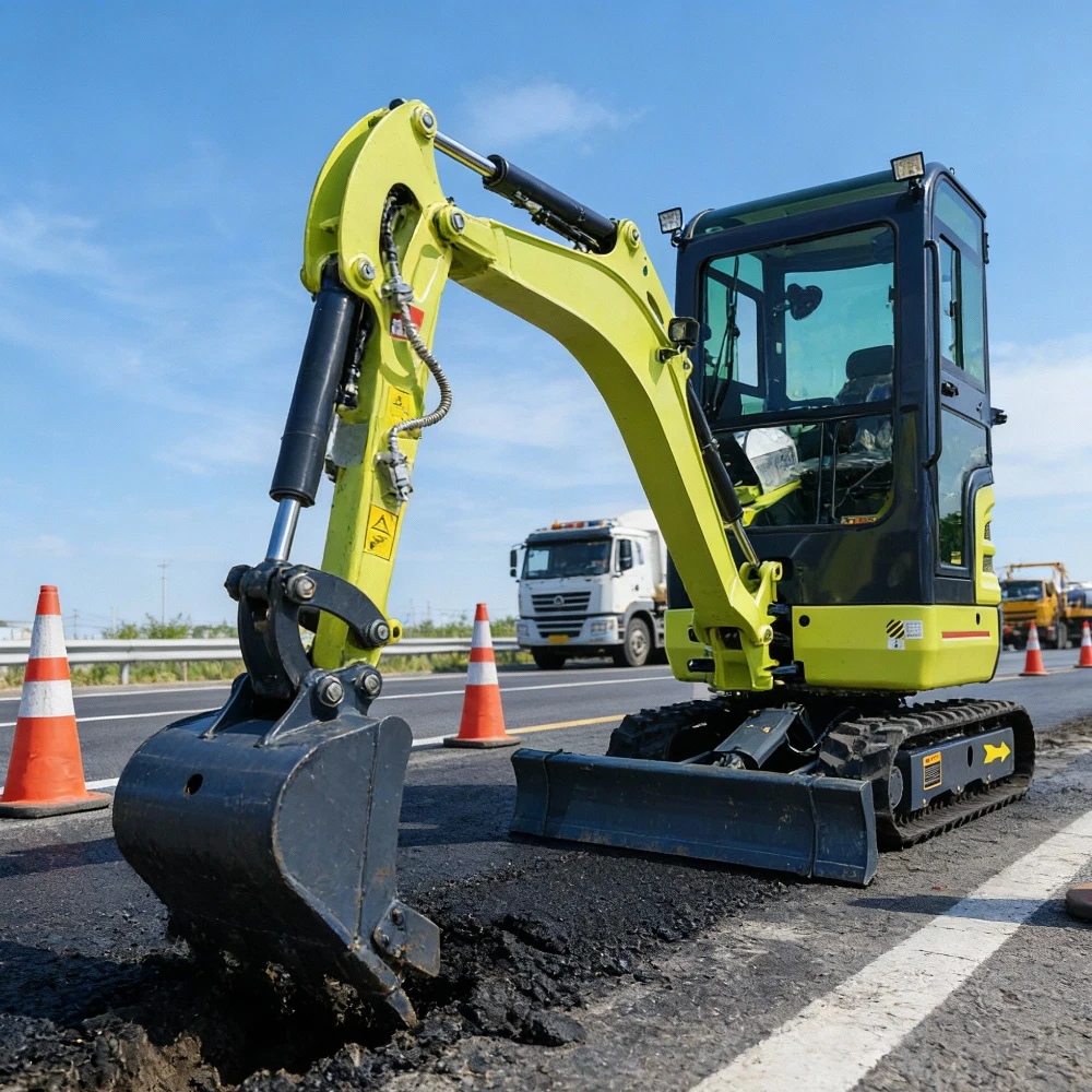 Mini Excavator GW-18 Crawler 1.8 Ton Upgraded Customized Small Digger for Excavation Crushing Home Cargo Elevator Work
