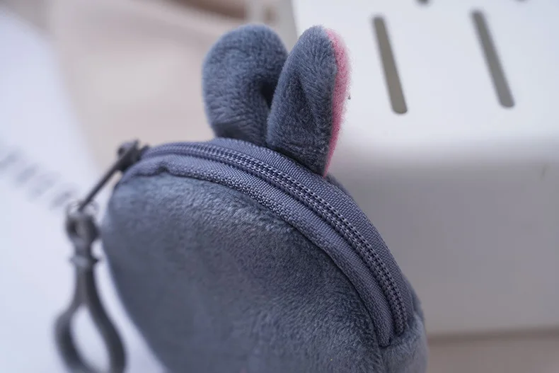 Rilakkuma, monedero de felpa, llaveros para niños, nuevo Anime, billetera de oso marrón perezoso, Mini monedero de viaje escolar para niños, llavero de regalo