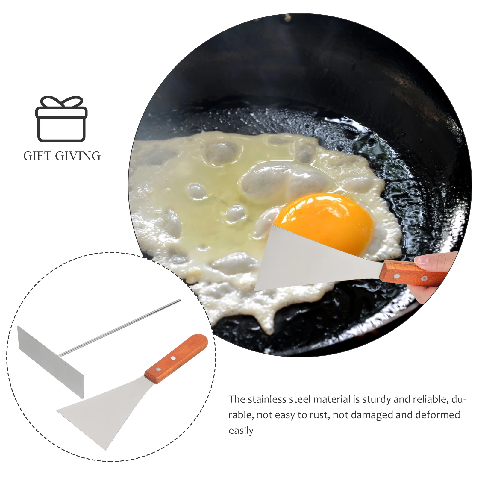 

Stainless Steel Set Tools Shovel Spreader Crepe Spreaders For Making Crepes for Breakfast Kitchen Accessories Crepe Kit