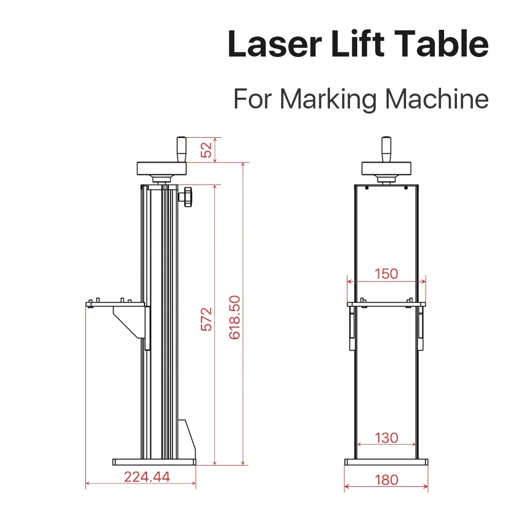 New Aluminum Lifting Stand Column for Engraving and Marking Machines Easy to Operate