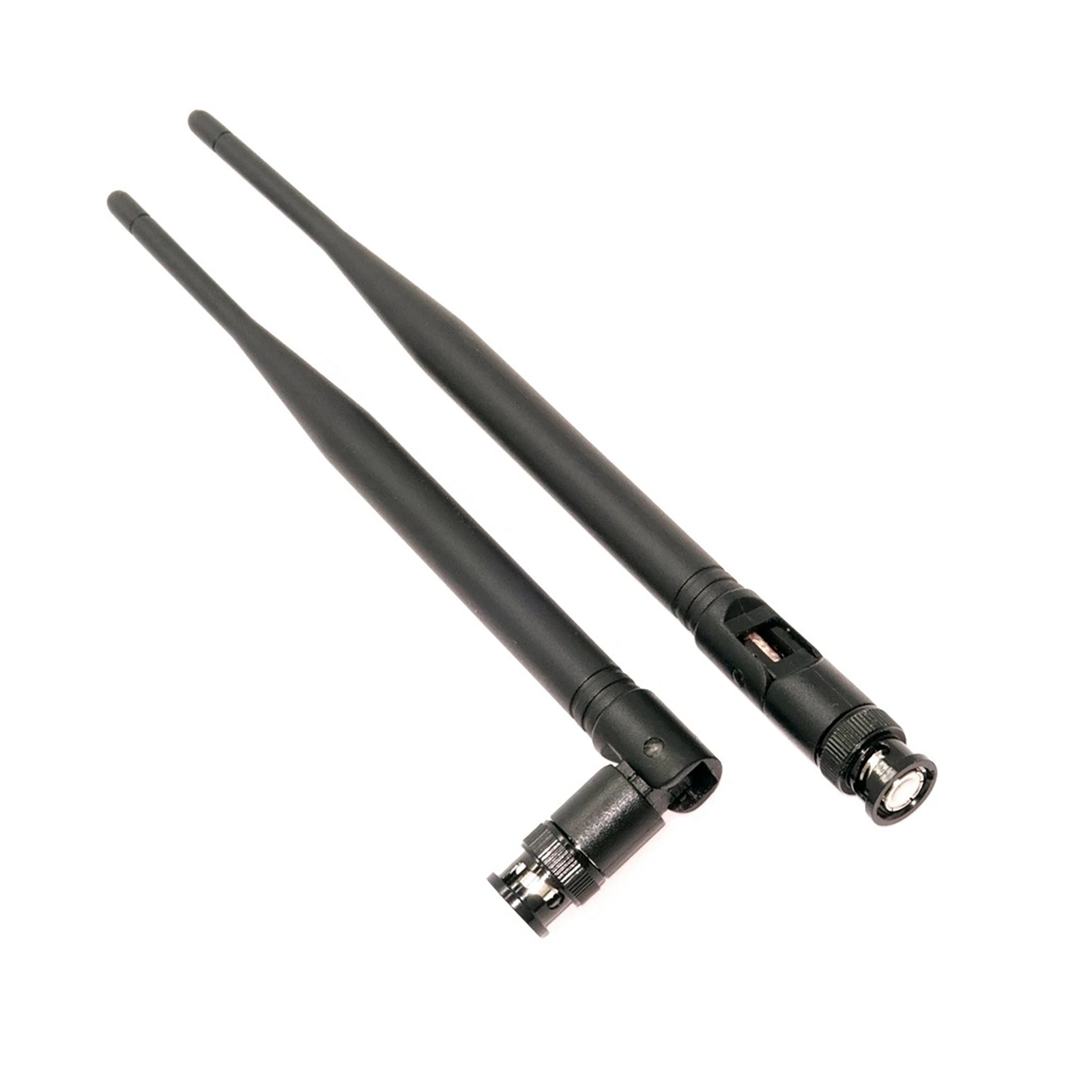 2Pcs/Set BNC Male Antenna Wireless Microphone Receiver Antenna UHF 500MHz-900MHz 3dBi Gain Amplifier Signal Antenna 215mm Length