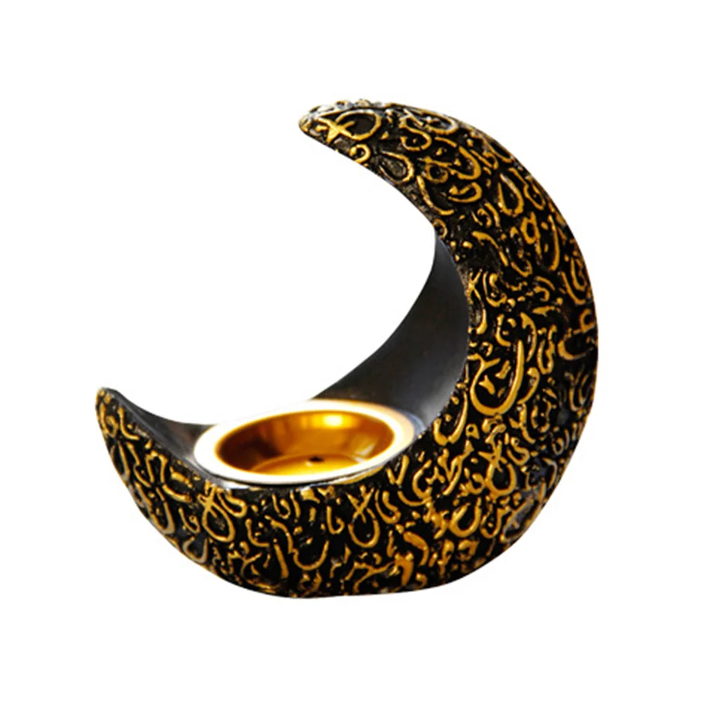 

1pcs Moon Incense Burner Home Decor Aroma Diffuser For Living Room Bedroom Office Meditation Space Ramadan Gift Cone Burner
