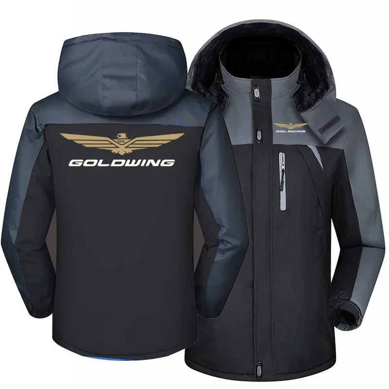 2023new Winterjas Heren Voor Golowing Windjack Waterdichte Dikker Fleece Bovenkleding Outdoorsports Overjas