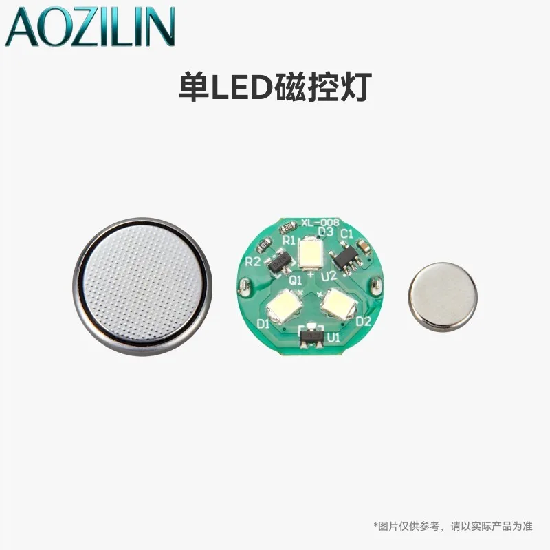 AOZILIN Y-Shape Magnetic Control LED Light CR1632 Powered DIY 3D Print Model Making Electronic Parts Maker Accessory