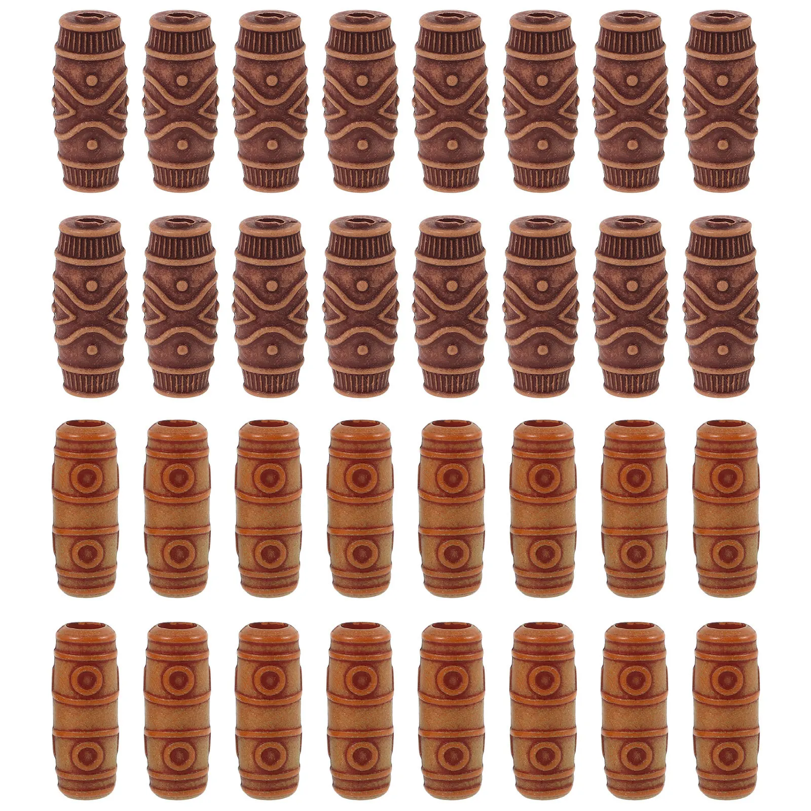 

50 шт. коричневые круглые деревянные бусины с перфорированными полными частицами, стильные аксессуары для рукоделия ручной работы, бусины-бочонки, свободные бусины