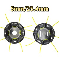 Strimmer Grass Head Trimmer Brush Lawn Mower Solid Steel Wire Wheel Garden Head Thread Line String Saw Grass Brush Mower Head