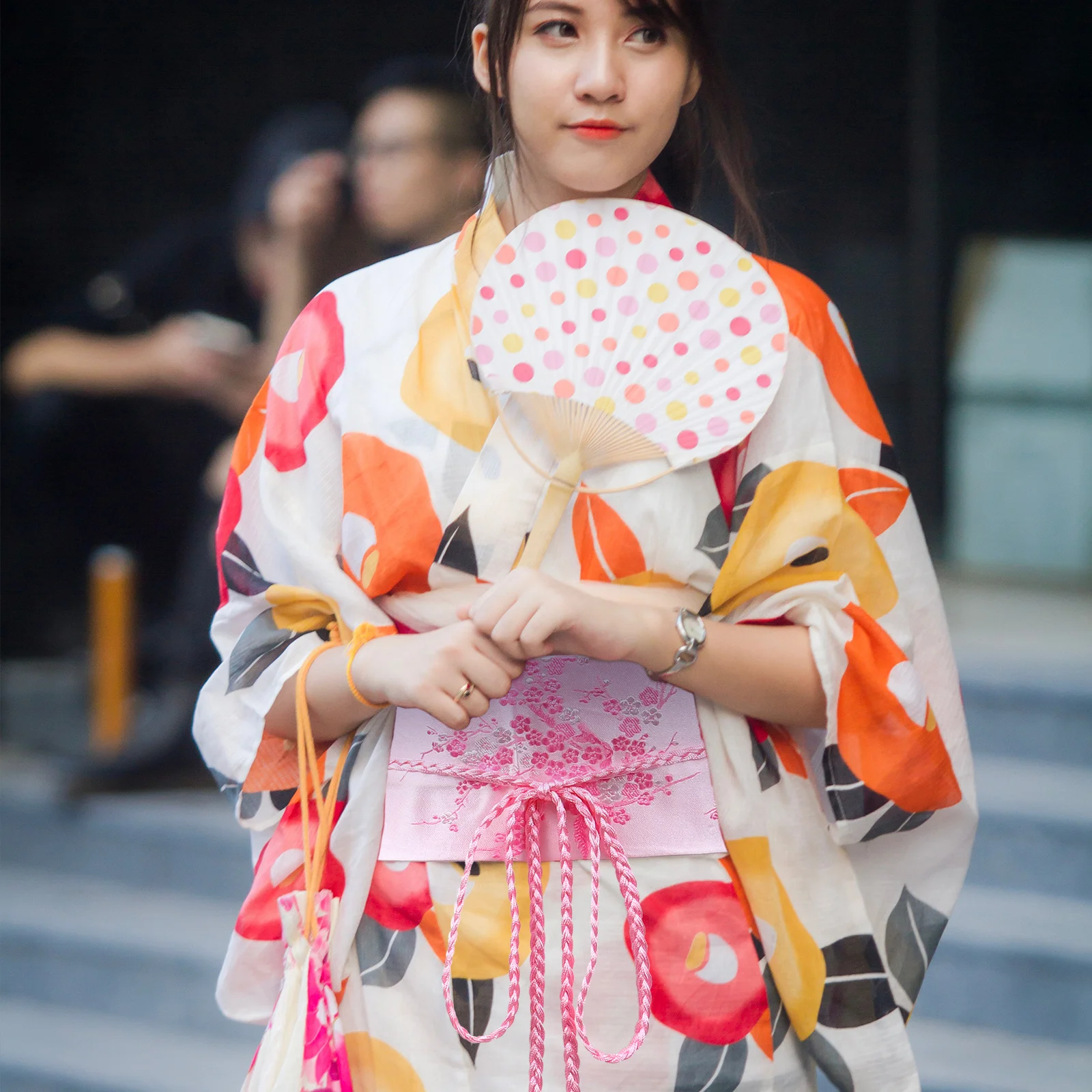 

1pc Ethnic Style Tassel Waist Belt Kimono Waistband Fabric Body Shaping Accessory For Women Japanese Costume Fashion Belt