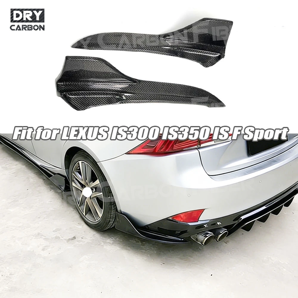 

Carbon Rear Bumper Splitters Trims Auto Body Kits Car Styling Tuning for LEXUS IS300 IS350 IS F Sport Sedan 4 Door 2017 2018