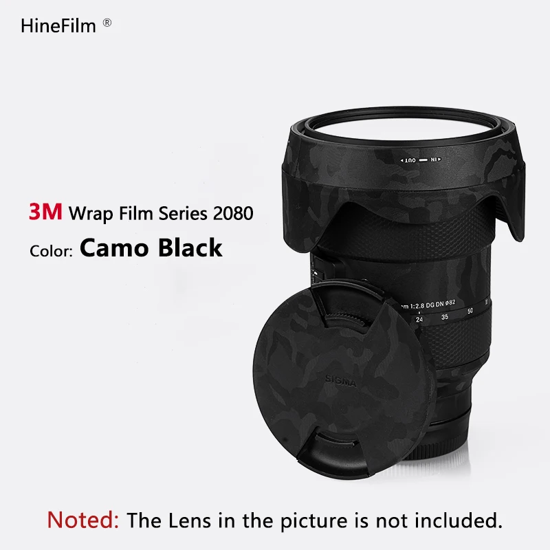 Hinefilm ل سيجما 24-70F2.8 FE / L جبل عدسة ملصق مائي الجلد Art2470 طبقة رقيقة واقية ل سيجما 24-70 مللي متر F2.8 DG DN الفن التفاف ملصق