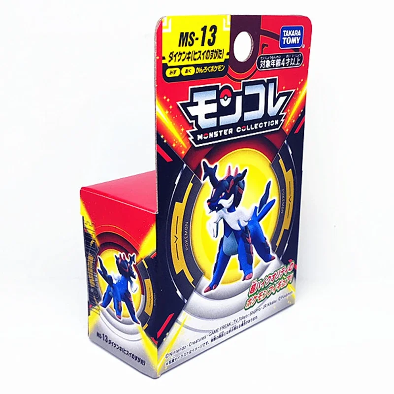 TAKARA TOMY Pokemon Samurott Model japoński komiks kolekcja pamiątkowa figurka ozdoby do zabawek dla dzieci prezent na boże narodzenie