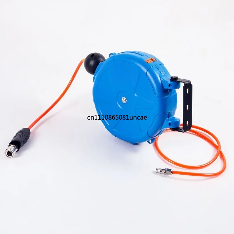 Auto Retractable Air Hose Reel Garage Storage Pipe Roller Auto Repair Workshop Car Beauty Maintenance Tool