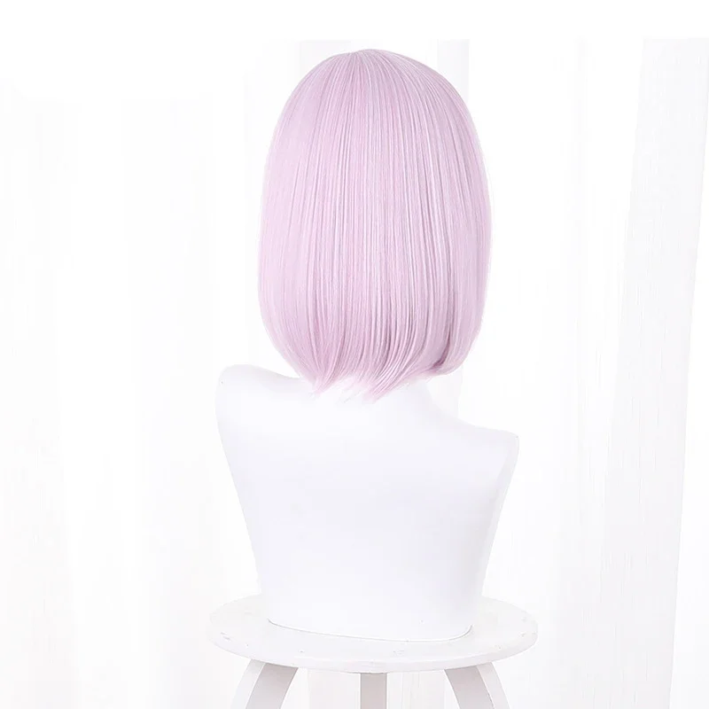 Anime Spy X Family Fiona Frost Cosplay Wig Nightfall Pink 35cm Short Hair Loid Forger's Assistant Heat-resistant Fiber Hair