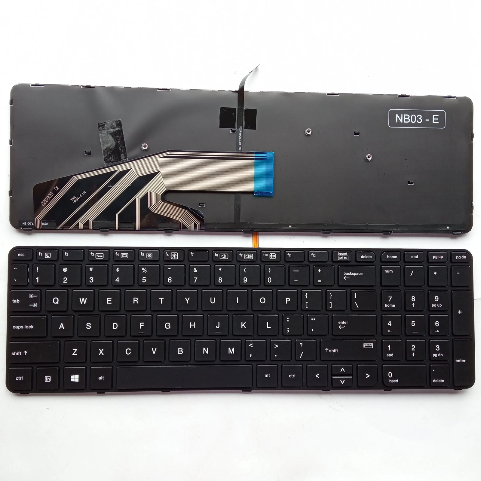 Klawiatura amerykańska dla HP PROBOOK 450 G3 G4 455 G3 470 G3 G4 650 G2 655 G2 HSTNN-Q95C HSTNN-Q03C