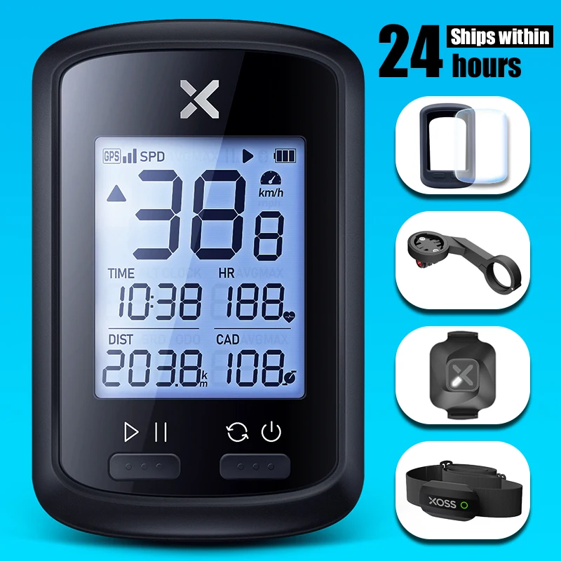 

XOSS G plus G bike GPS Bicycle Computer Wireless Speedometer Waterproof cycling gps cycle computer Bicycle speedometer