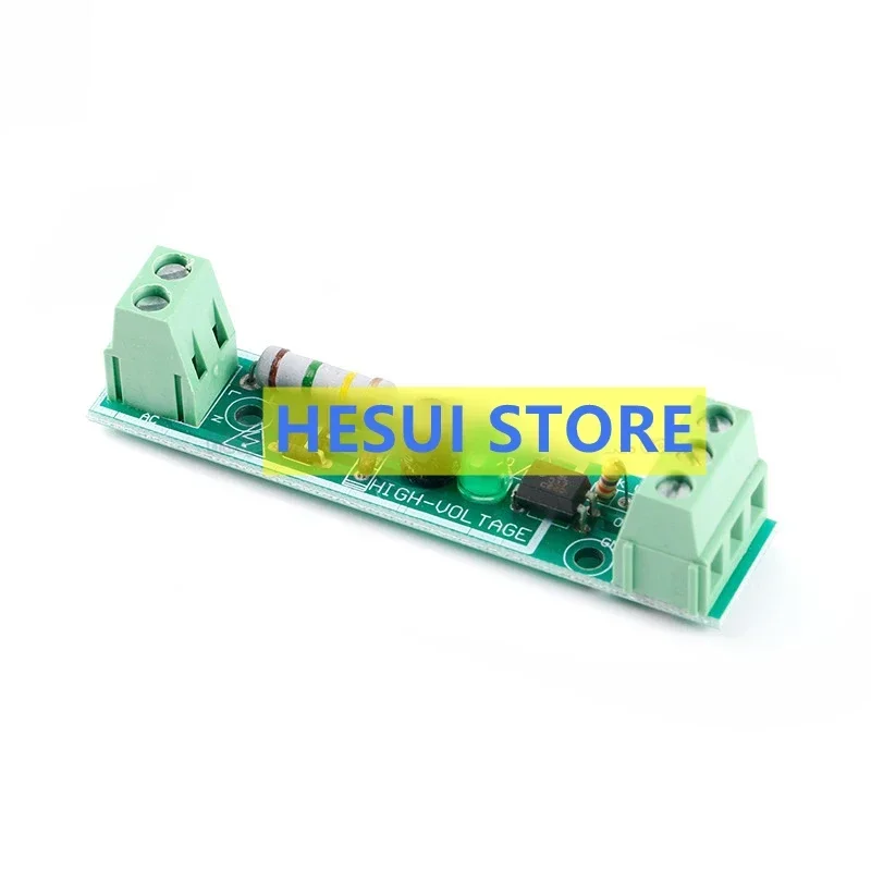 1 220V AC electro-optical coupling module/Check whether the 220V voltage is present/TTL level of the bare board single-chip micr