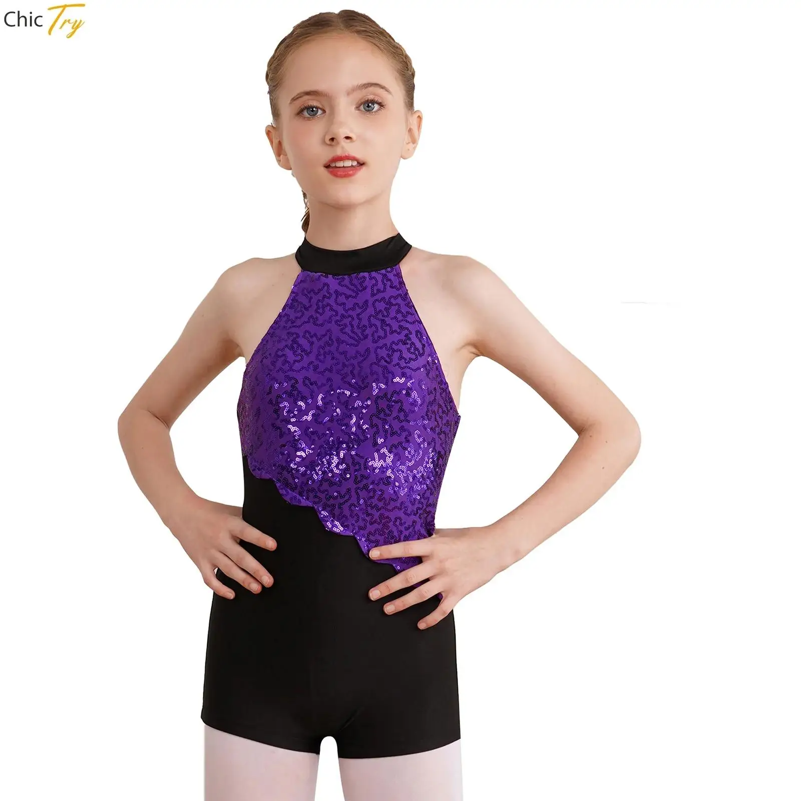 Strój do tańca jazzowego i latynoamerykańskiego, kombinezon z odkrytymi plecami, bez rękawów, cekinowy, z kapeluszem, zestaw taneczny, tango, cekinowy trykot