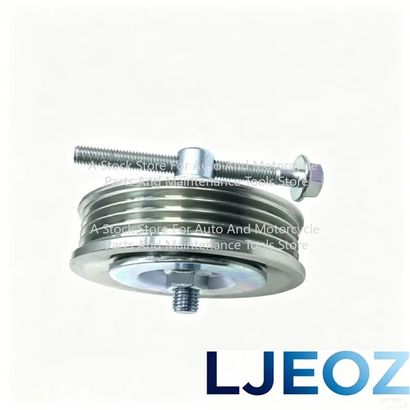 for Doosan Daewoo DH150 220 215 225 258 300-5/7/9 Air Conditioner Belt Tensioner Tightening Wheel 4PK Excavator