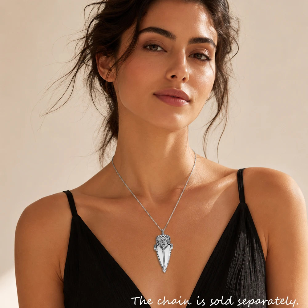 Pendant Rebel Vintage African Spearhead New Fashion Jewelry Europe Accessories 925 Sterling Silver Gift For Women Men
