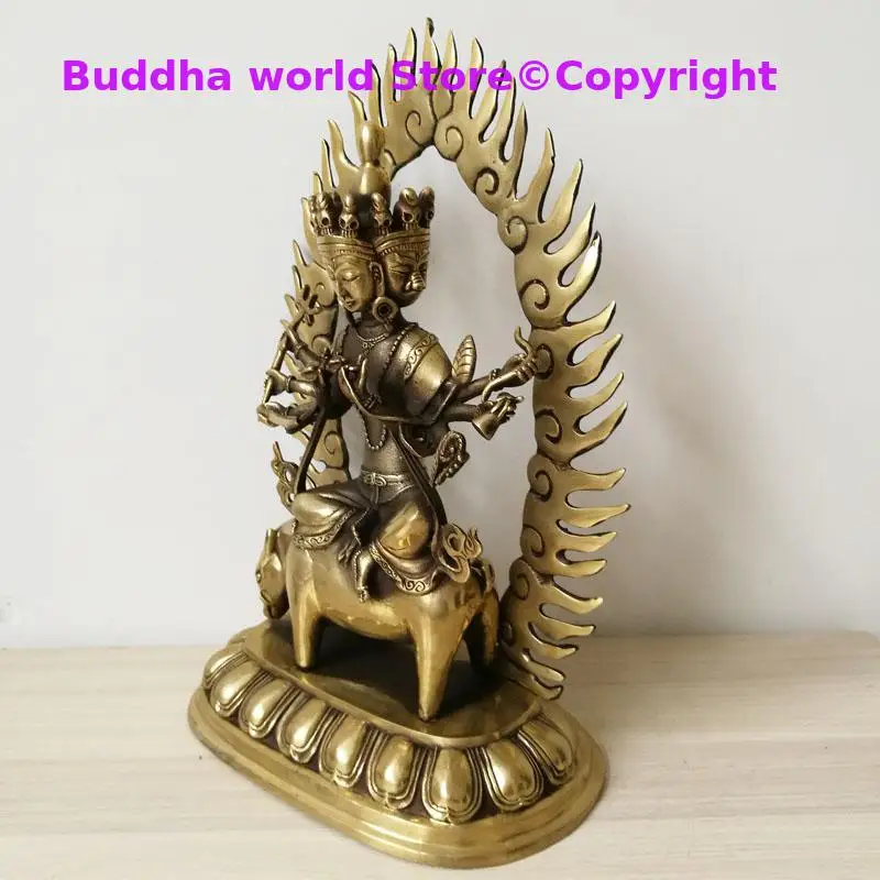 Good buddha statue # Southeast Asia Buddhism HOME FAMILY safety bless Marici Bodhisattva PUSA buddha brass statue