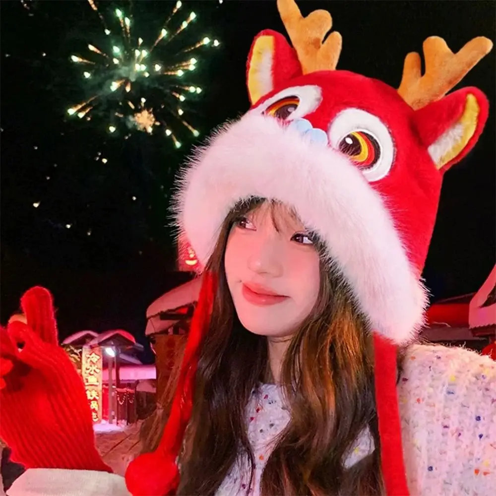 gorro-com-capuz-integrado-corta-vento-lenco-e-luvas-gorro-de-protecao-para-as-orelhas-com-tema-de-dragao-e-leao-dancante-gorro-casual-macio-lenco-para-atividades-ao-ar-livre