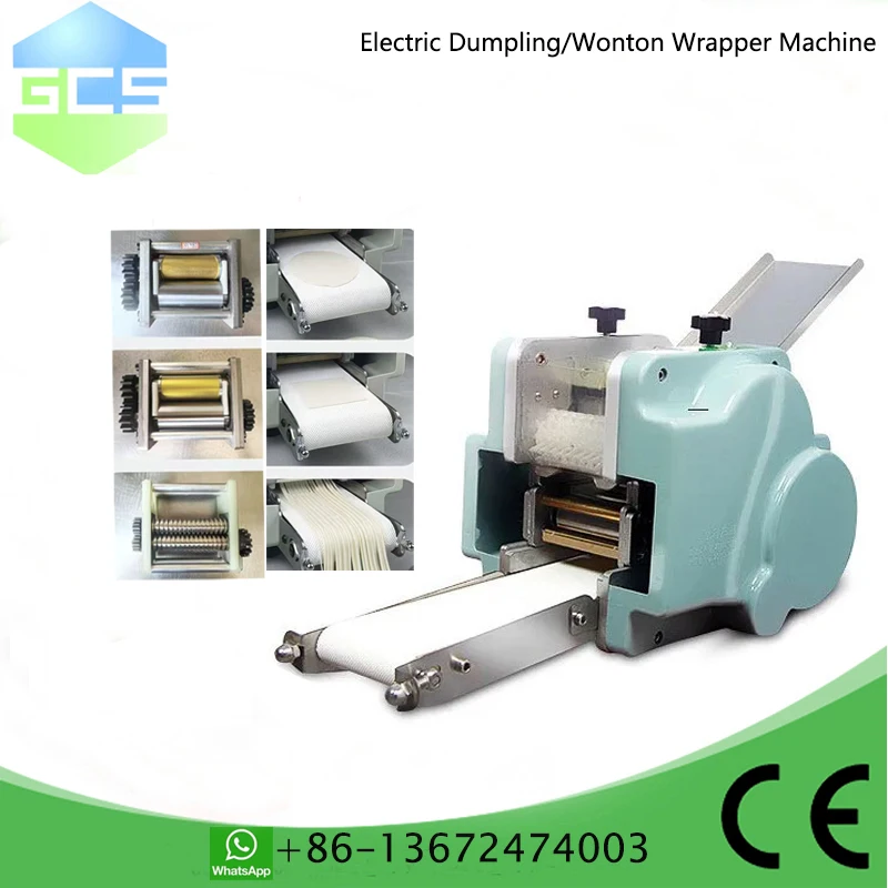 Macchina avvolgitrice elettrica per gnocchi/wonton 110V-220V - Piccola macchina per pasta commerciale con rullo e sostituzione rapida dello stampo