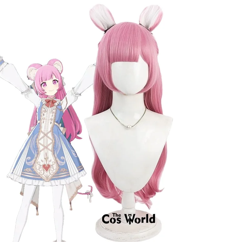 PJSK Project Sekai Otori Emu 90cm Long Halloween Games Anime Cosplay Wigs Synthetic Hair + Wig Cap