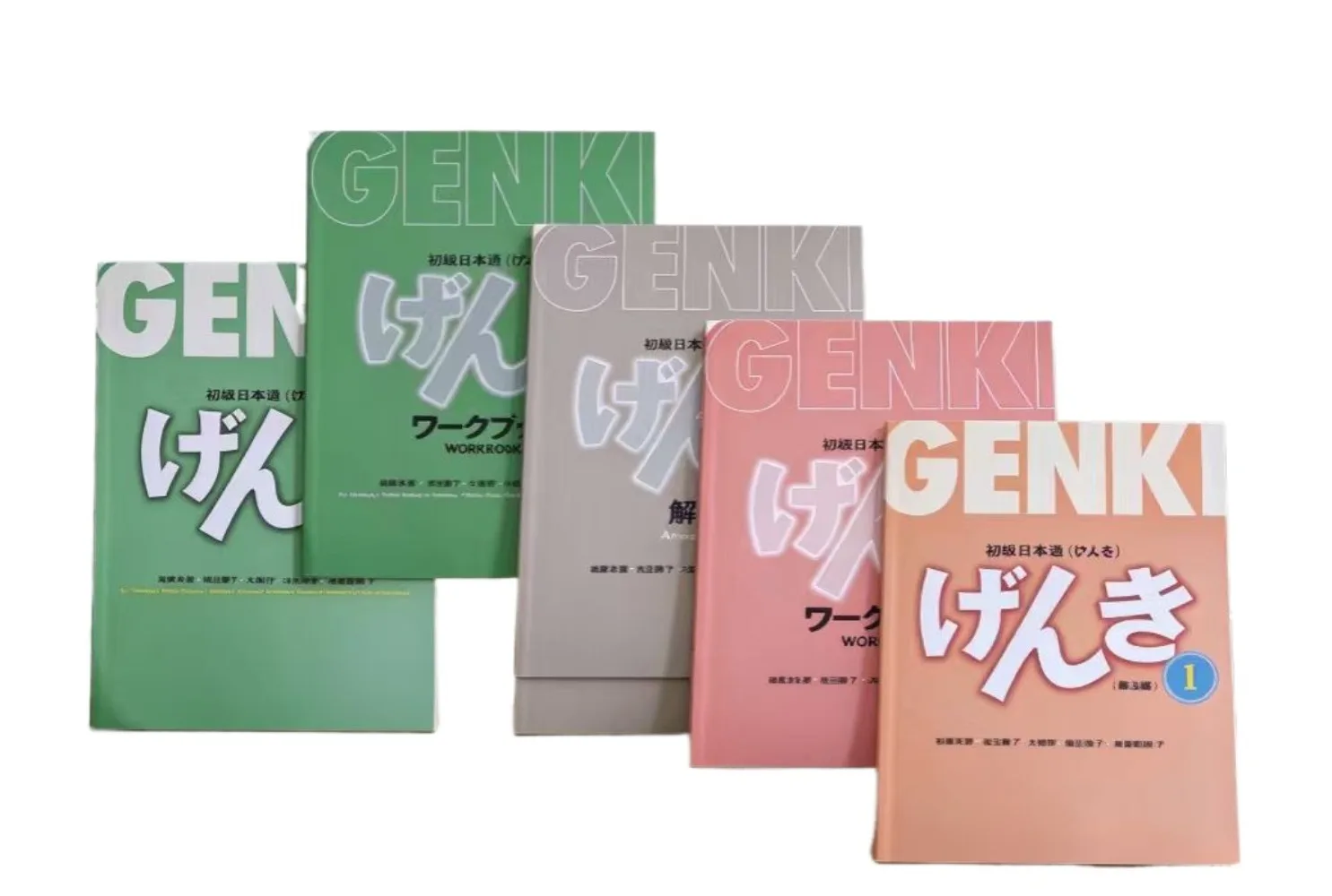 Genki 3rd Edition An Integrated Course in Elementary Japanese, Textbook Workbook & Answer Book, Learn Japanese for Beginners