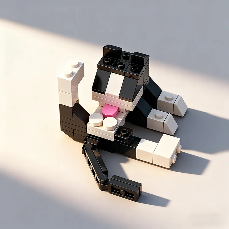 

MOC City Cat Animal Series 62Pcs Building Blocks Kids Educational Toys Kids Education Toys For Children Birthday Gift