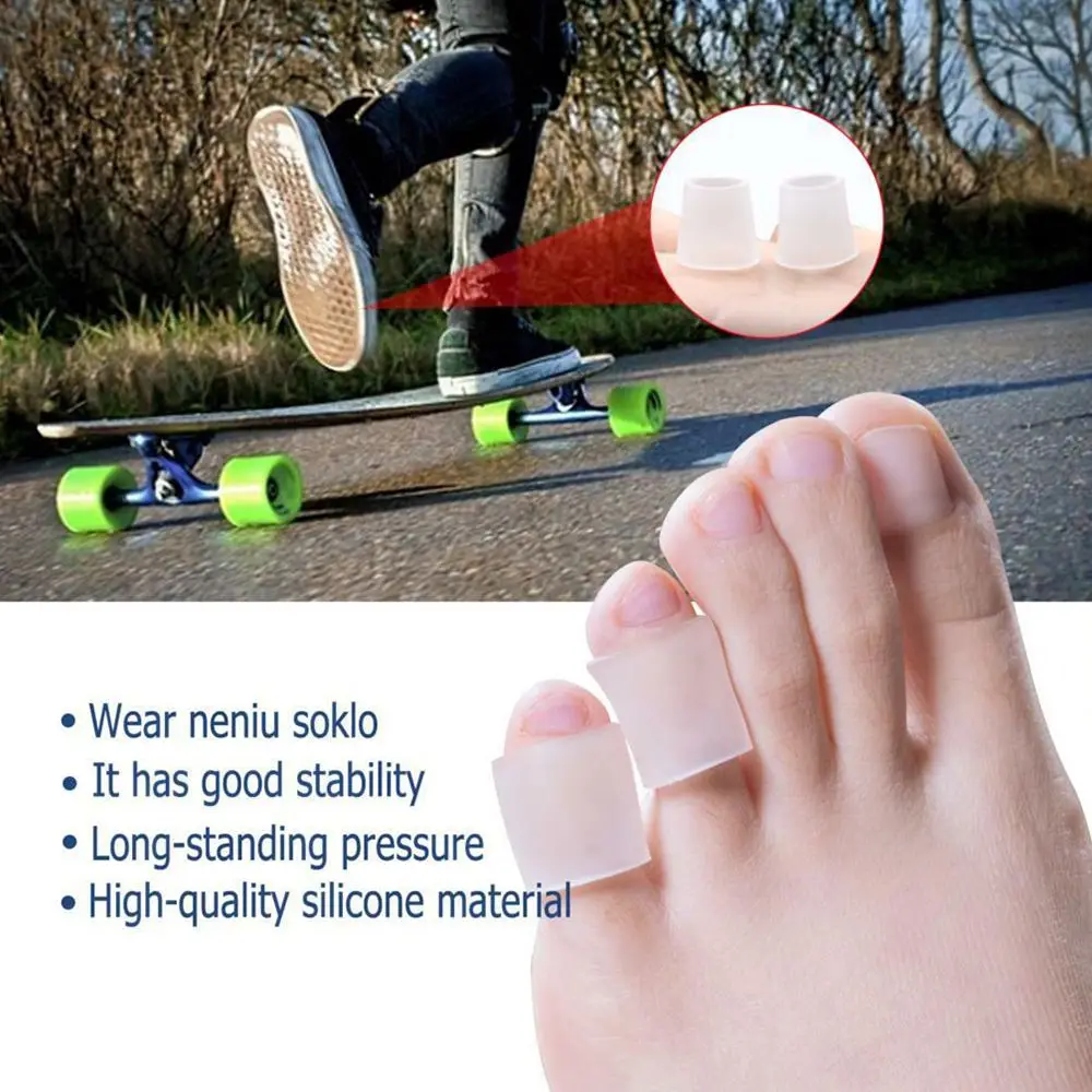 Silicone Valgus Pain relief Toe Corrector Orthopedic Hammer Foot care Fingers Protector Toe Valgus Toe Separator