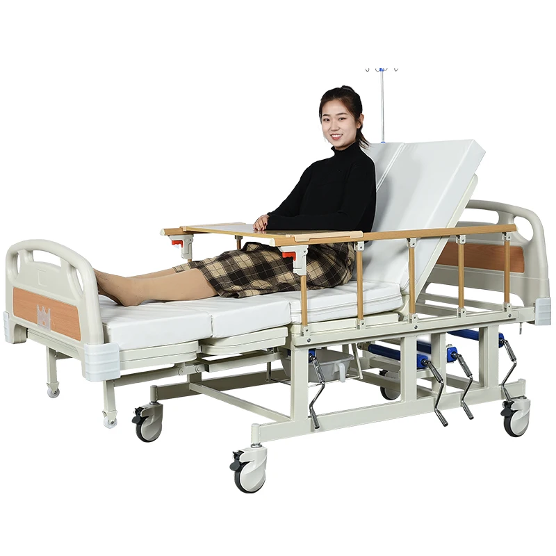 Patient Manual Nursing Bed with Turning Function Direct Factory Price