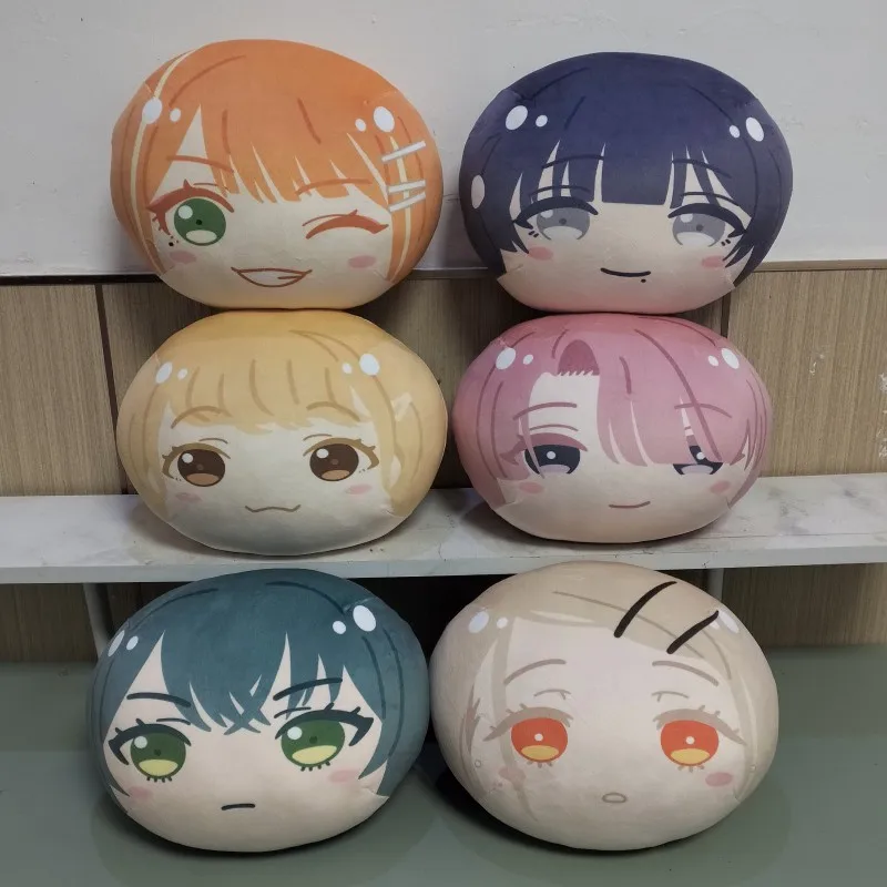 Gakuen iDOLM@STER Omanjuu Niginigi Mascot Plush Keychain Tsukimura Temari Shiun Kiyoka Cute Doll Bag Pendant Itabag Charm Gift