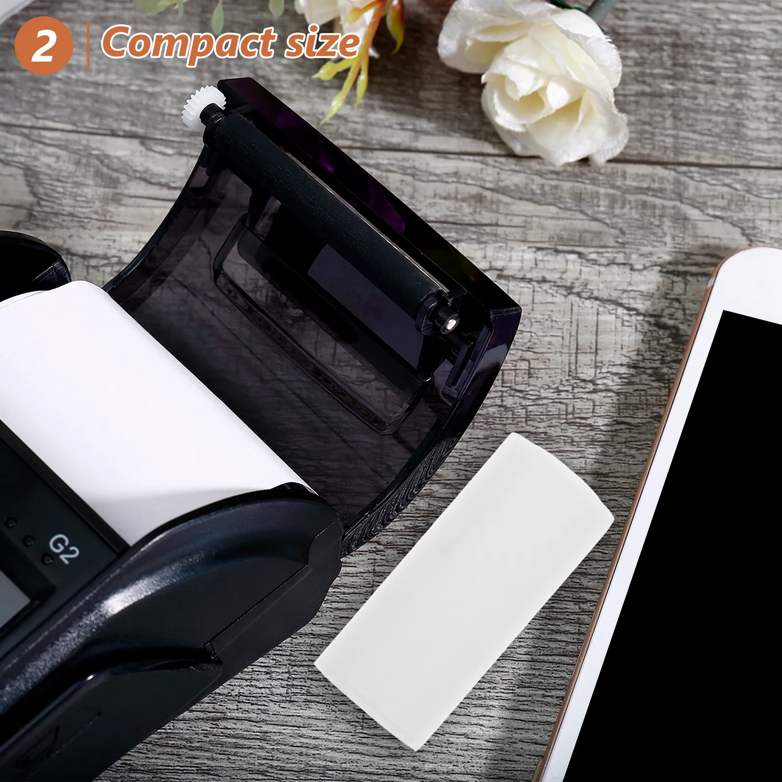 

5 Rolls Mini Pocket Thermal Printing Paper Self Adhesive Labels Thermal Sticker Paper for Notes Labels Printing