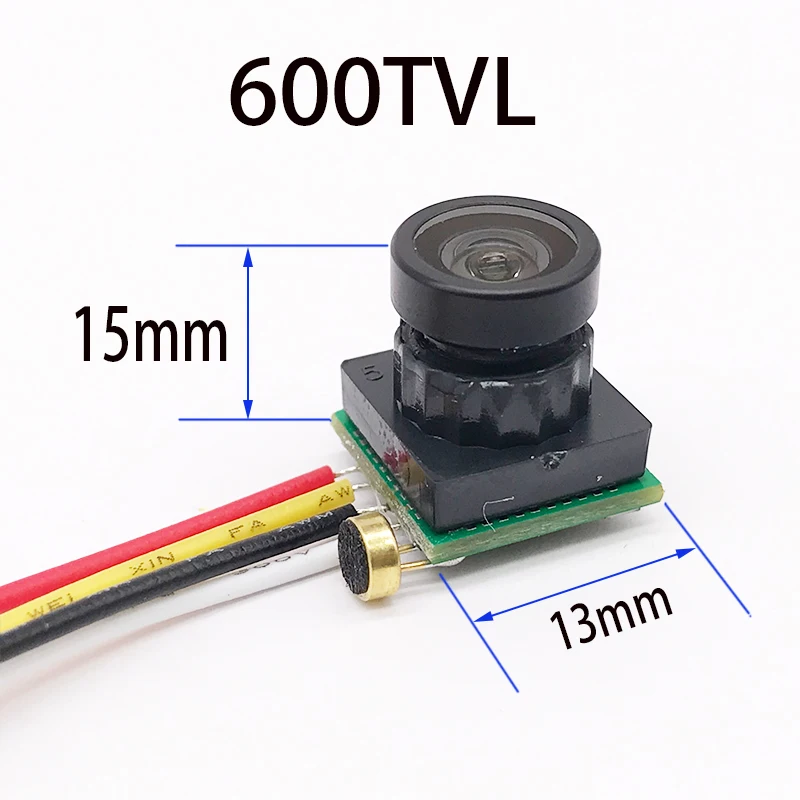 CMOS 600TVL/1000TVL 170 degre/120 Degree color video mini FPV camera with audio for RC Drone Car Quadcopter