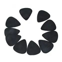 10 Pieces Guitar Pick Musical Accessories Black Celluloid 0.5mm Electronic Guitar Picks Plectrums