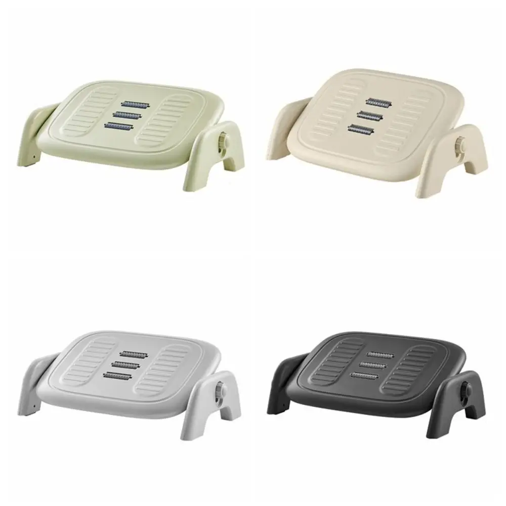 Ergonomic Massage Footstool Durable Detachable Under Desk Footrest Feet Support Adjustable Height Footrest Cushion