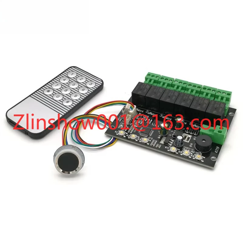 K219-A+R502-A Programmable Multiple Relay Fingerprint Infrared Remote Controller Control Board