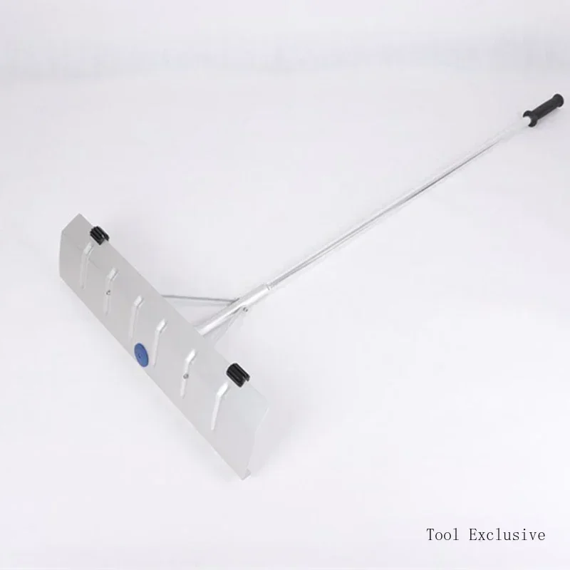 Lightweight Durable Aluminum Alloy Retractable Roof Snow Scraper with Wheels 20 Ft High Snow Removal Shovel for Safety