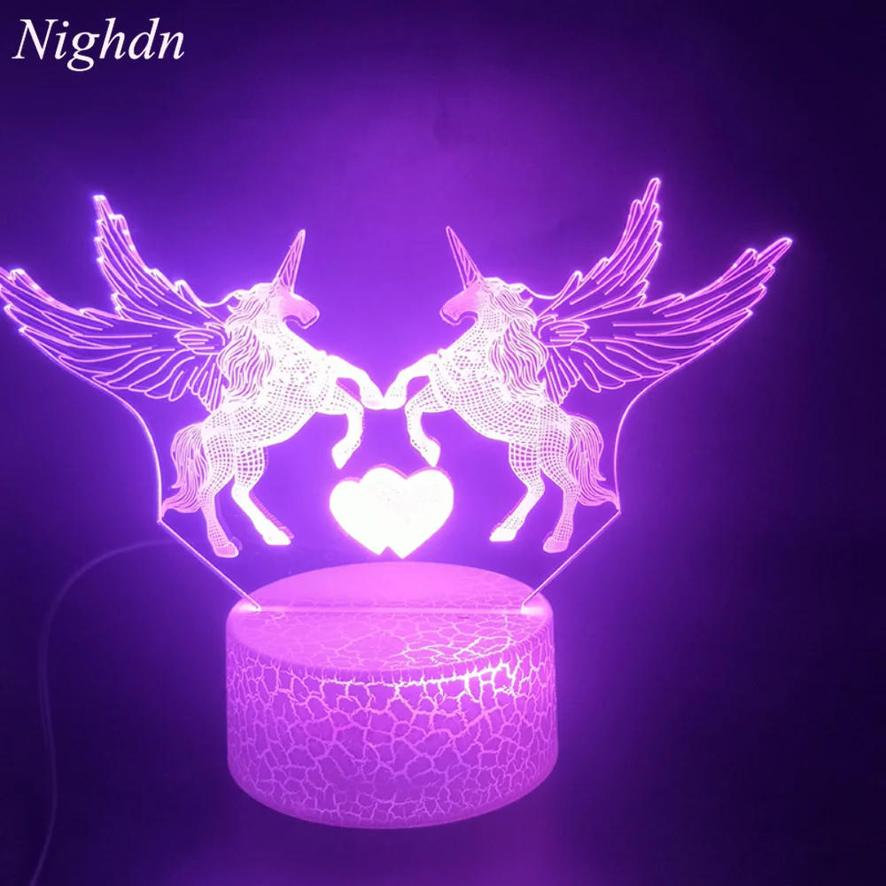 

Nighdn Unicorns Gifts for Girls Unicorn Night Light Lamp Dimmer 16 Colors Changing Remote Control Unicorn Toys Birthday Gifts